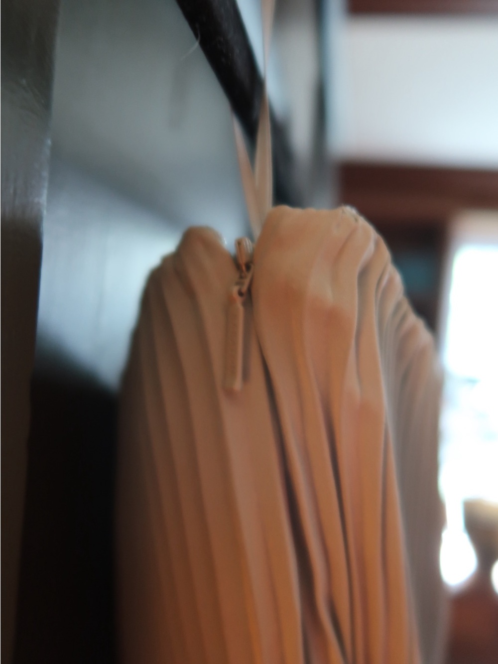 Aritzia Strapless Pleated Slip Dress in Sage Green - Picture 7 of 7